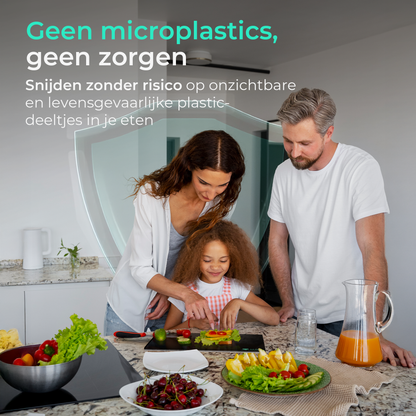 TEN® - Glazen Snijplankenset met Houder - Tenkitchen.store