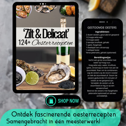TEN® - Giftbox Bruin - Oestermes & Handschoen - Tenkitchen.store